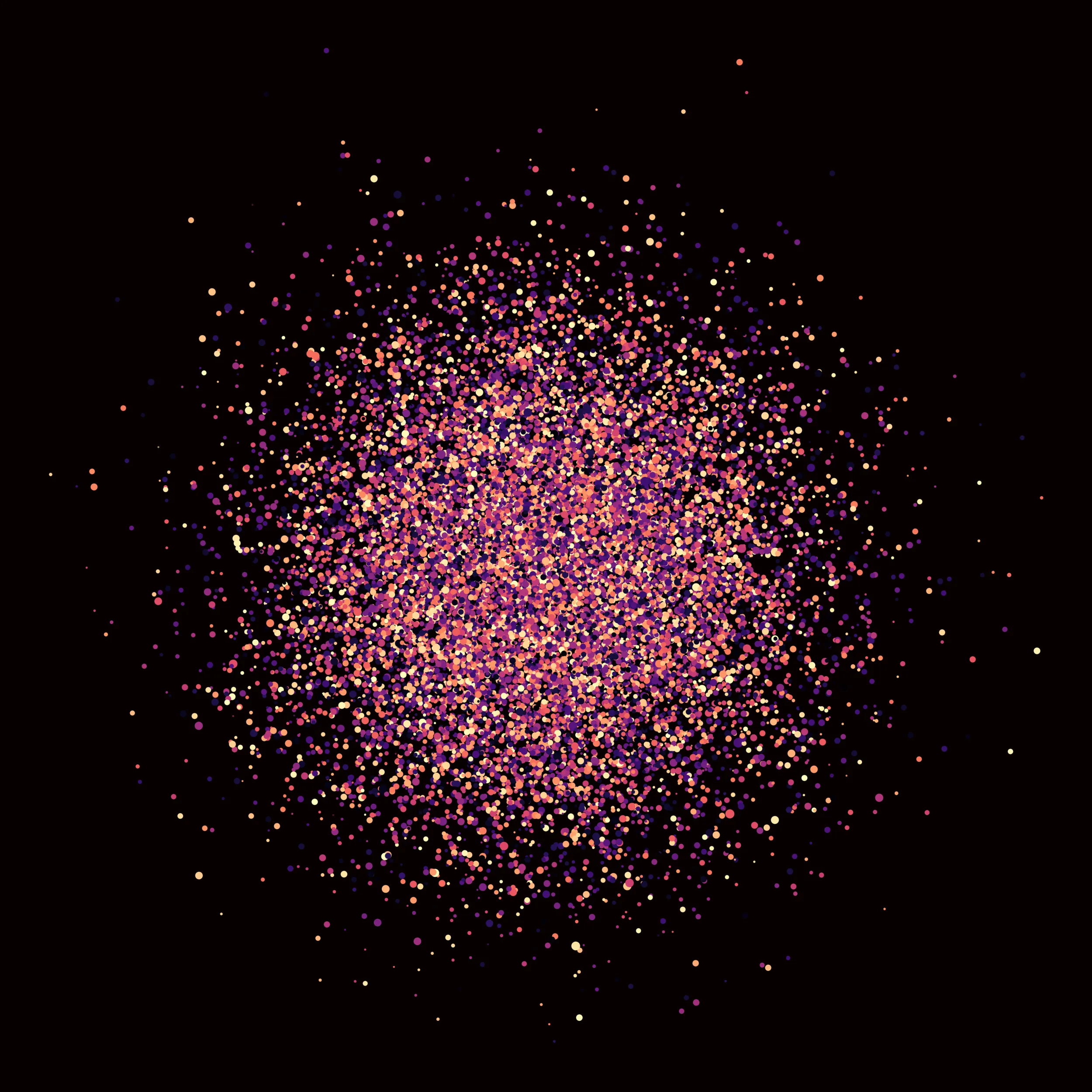 GWBGIWQQ, generative drawing, afmhot colorway