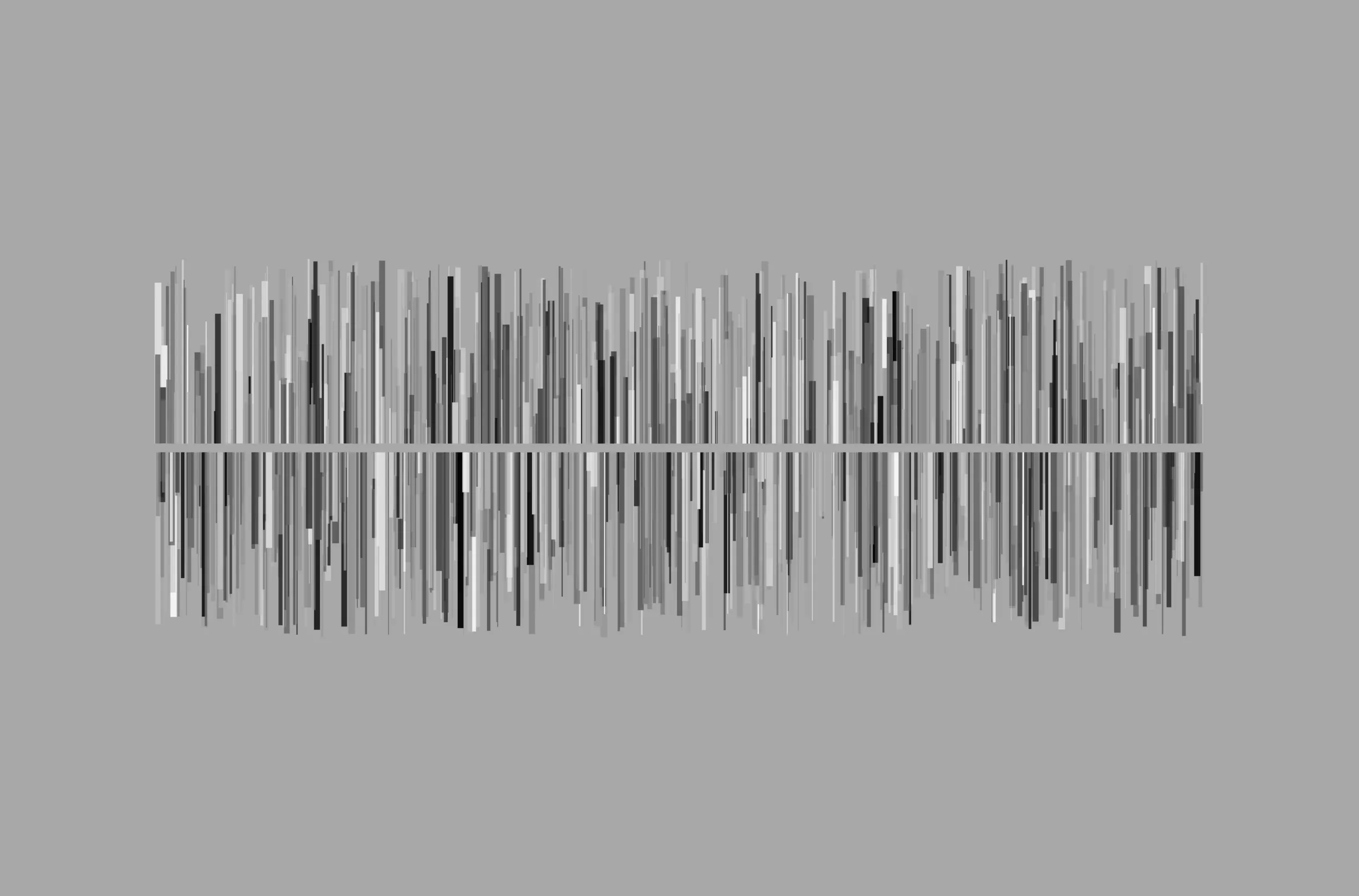 RFWKTTAN, generative drawing, gray colorway
