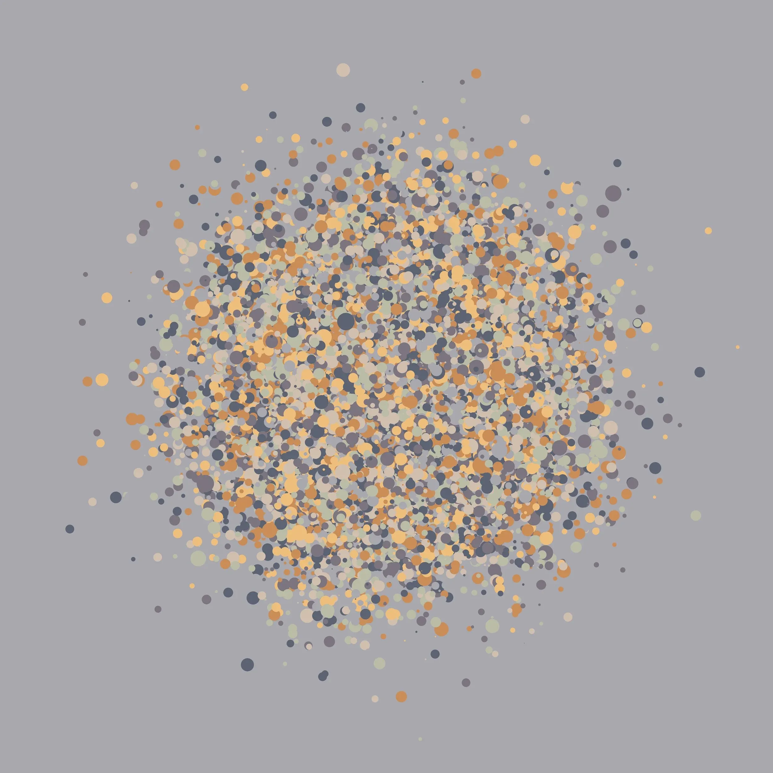 GWBGIWQQ, generative drawing, afmhot colorway