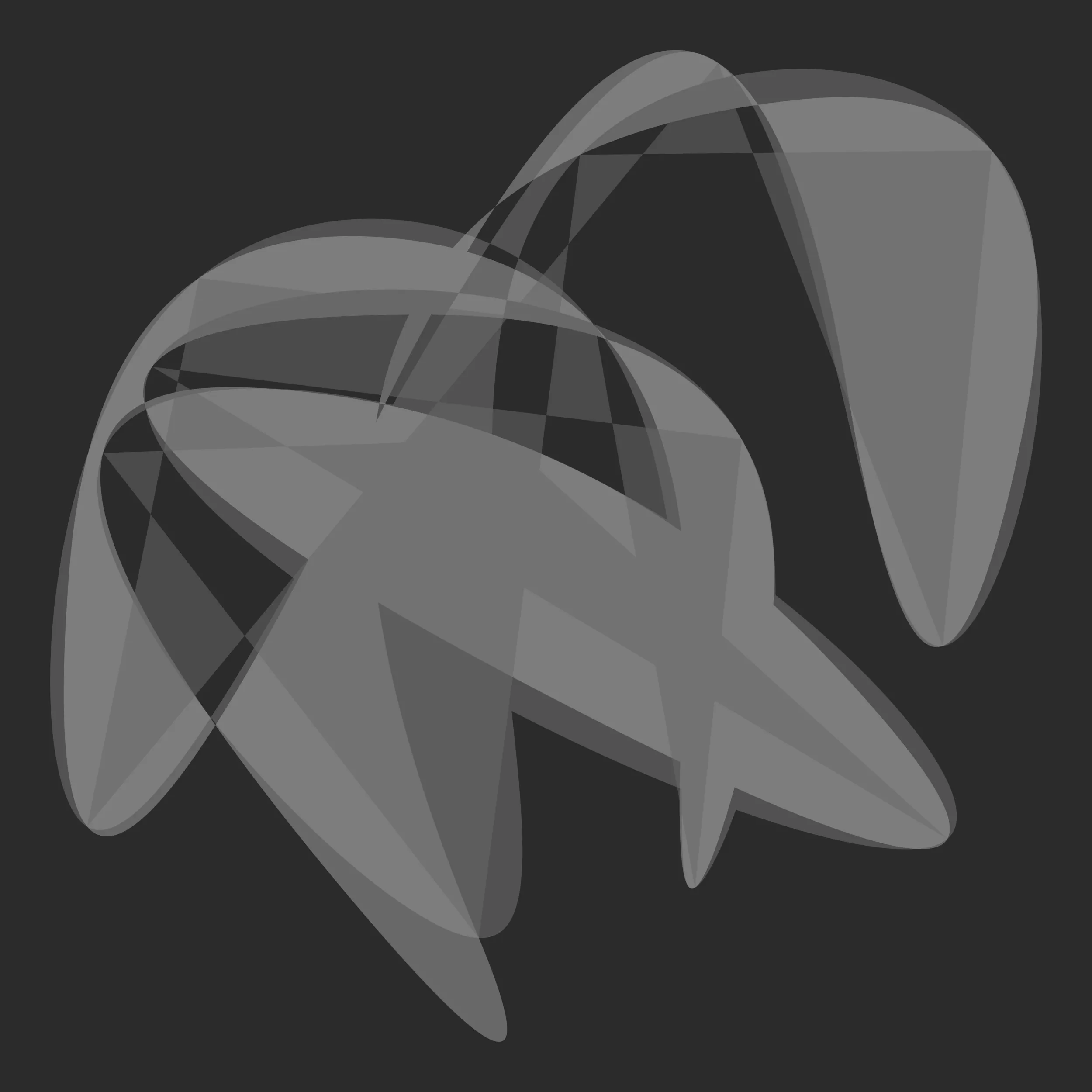 FTRIXUOM, generative drawing, gist_gray colorway