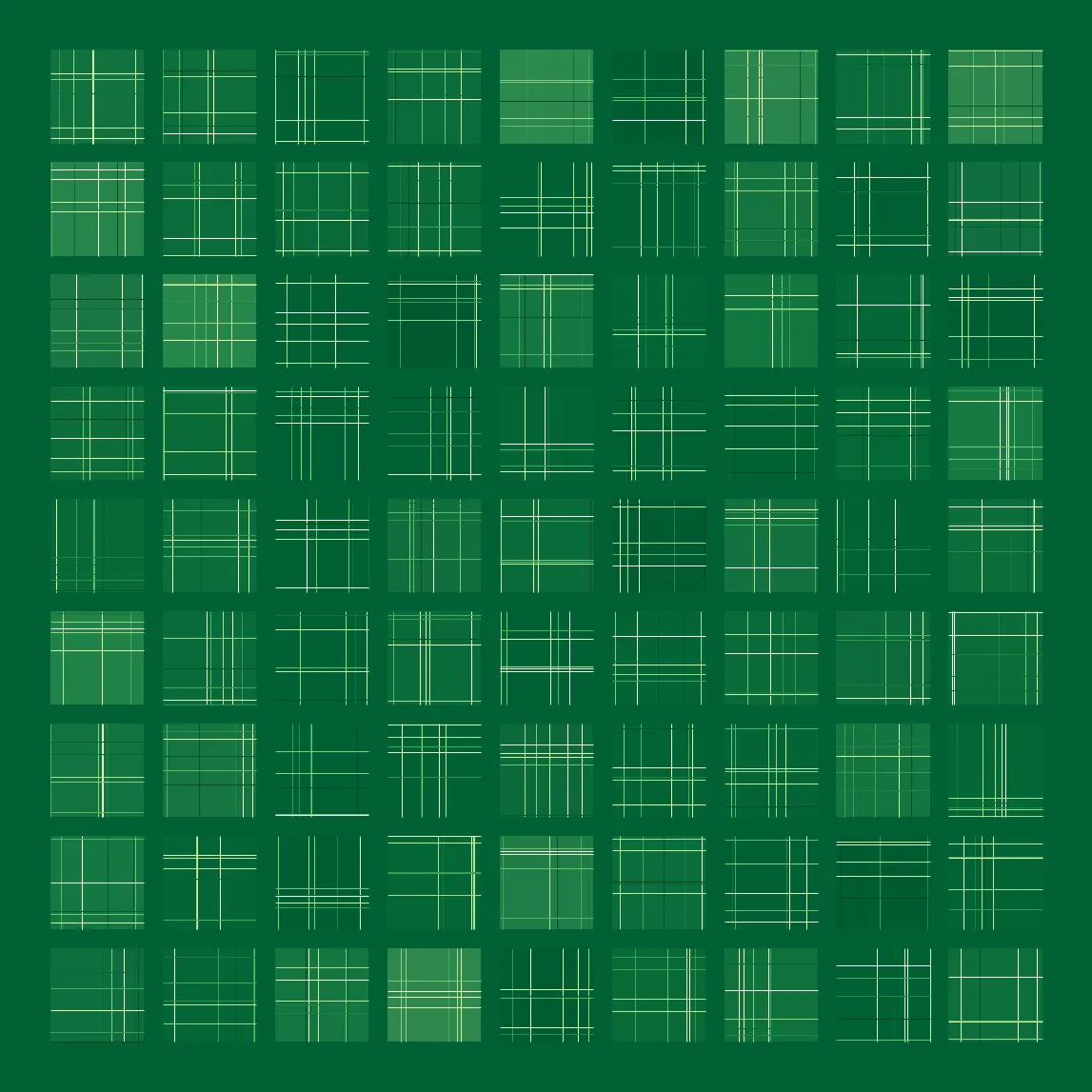 BCOJBEMQ, generative drawing, YlGn colorway