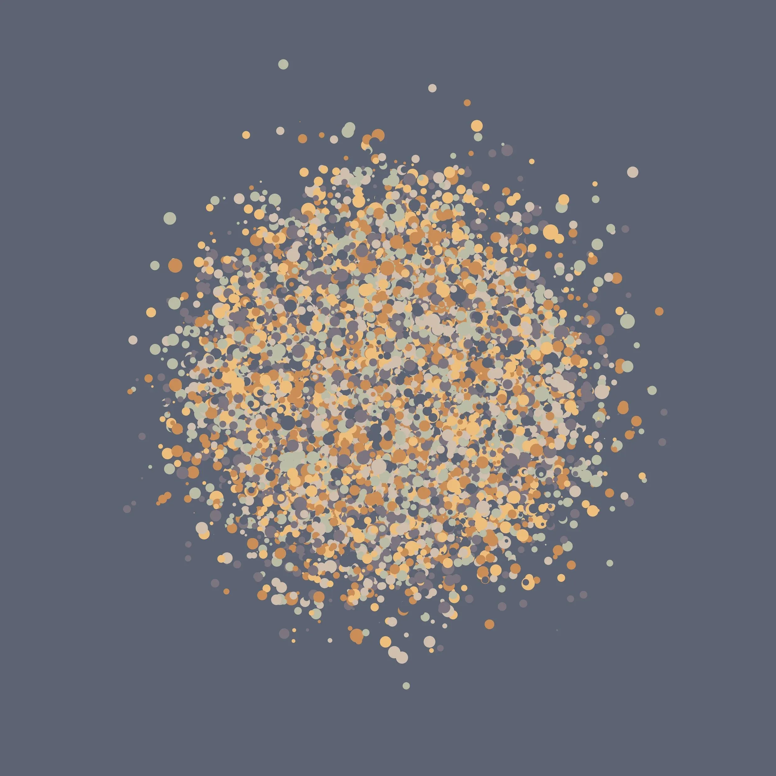GWBGIWQQ, generative drawing, afmhot colorway