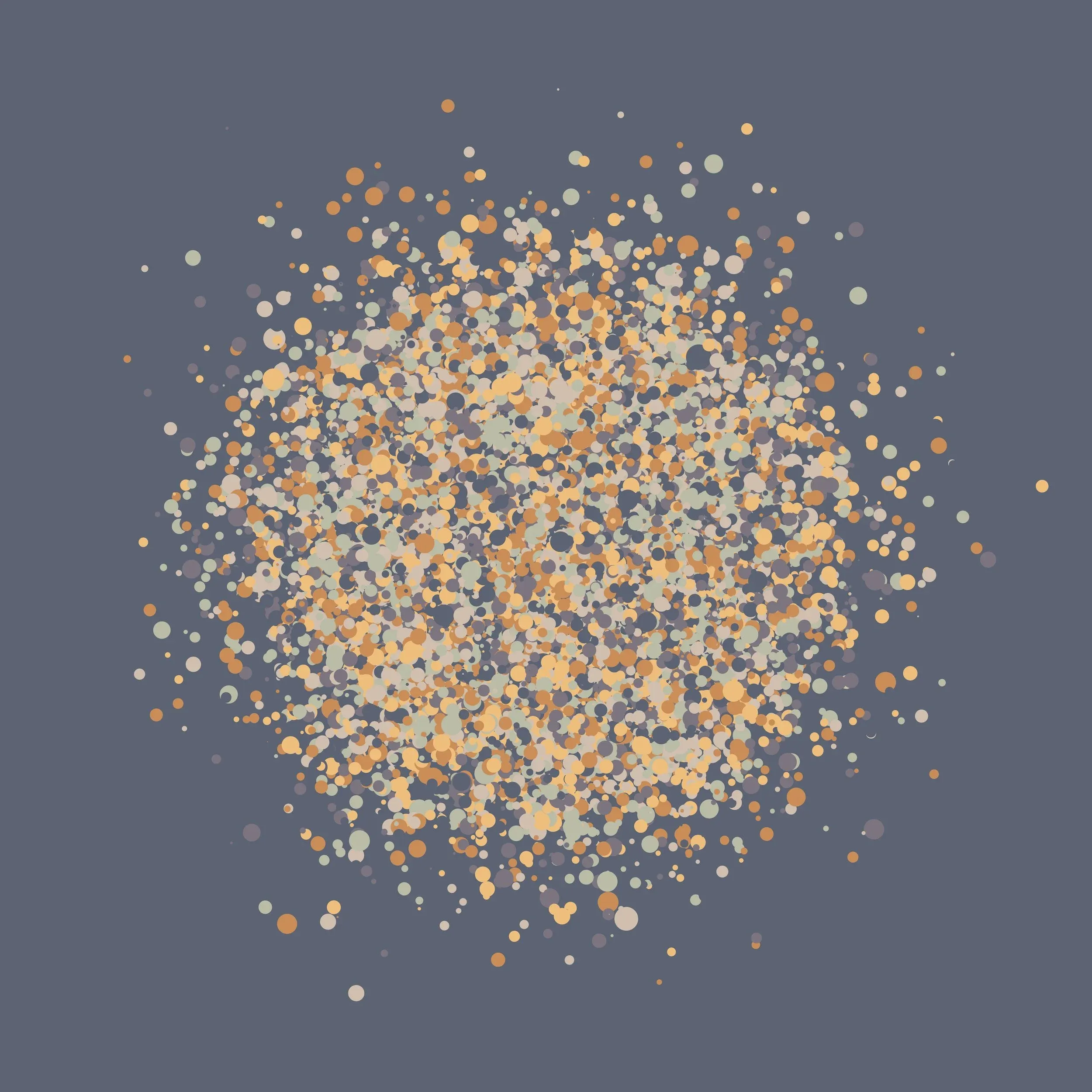 GWBGIWQQ, generative drawing, afmhot colorway