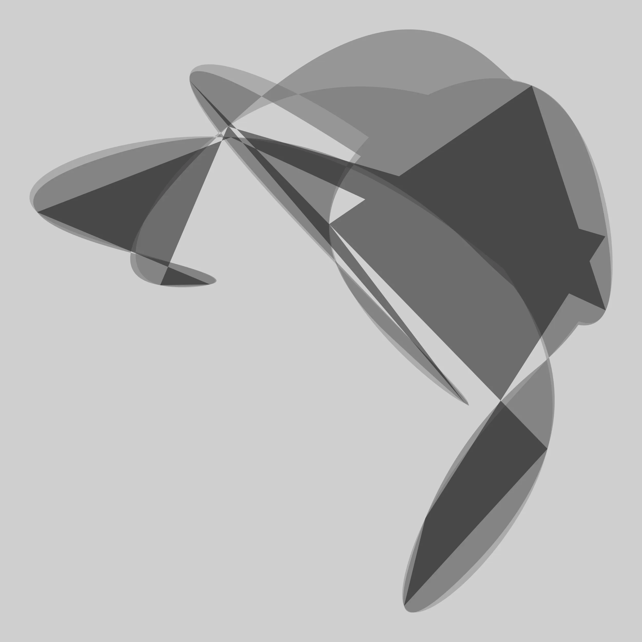 FTRIXUOM, generative drawing, gist_gray colorway