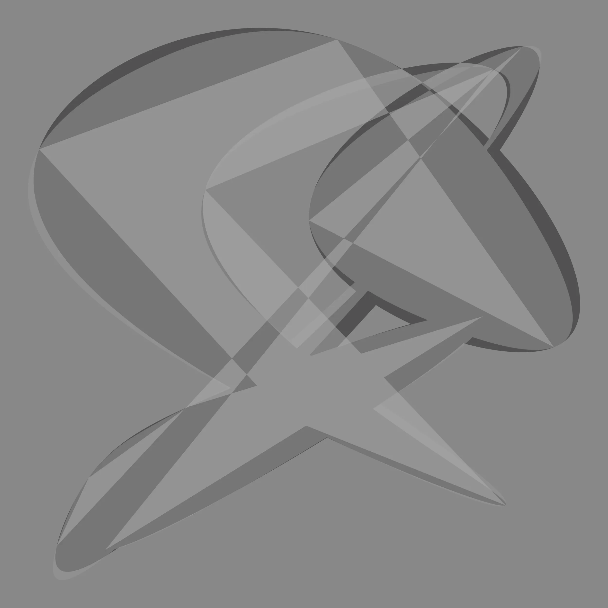 FTRIXUOM, generative drawing, gist_gray colorway
