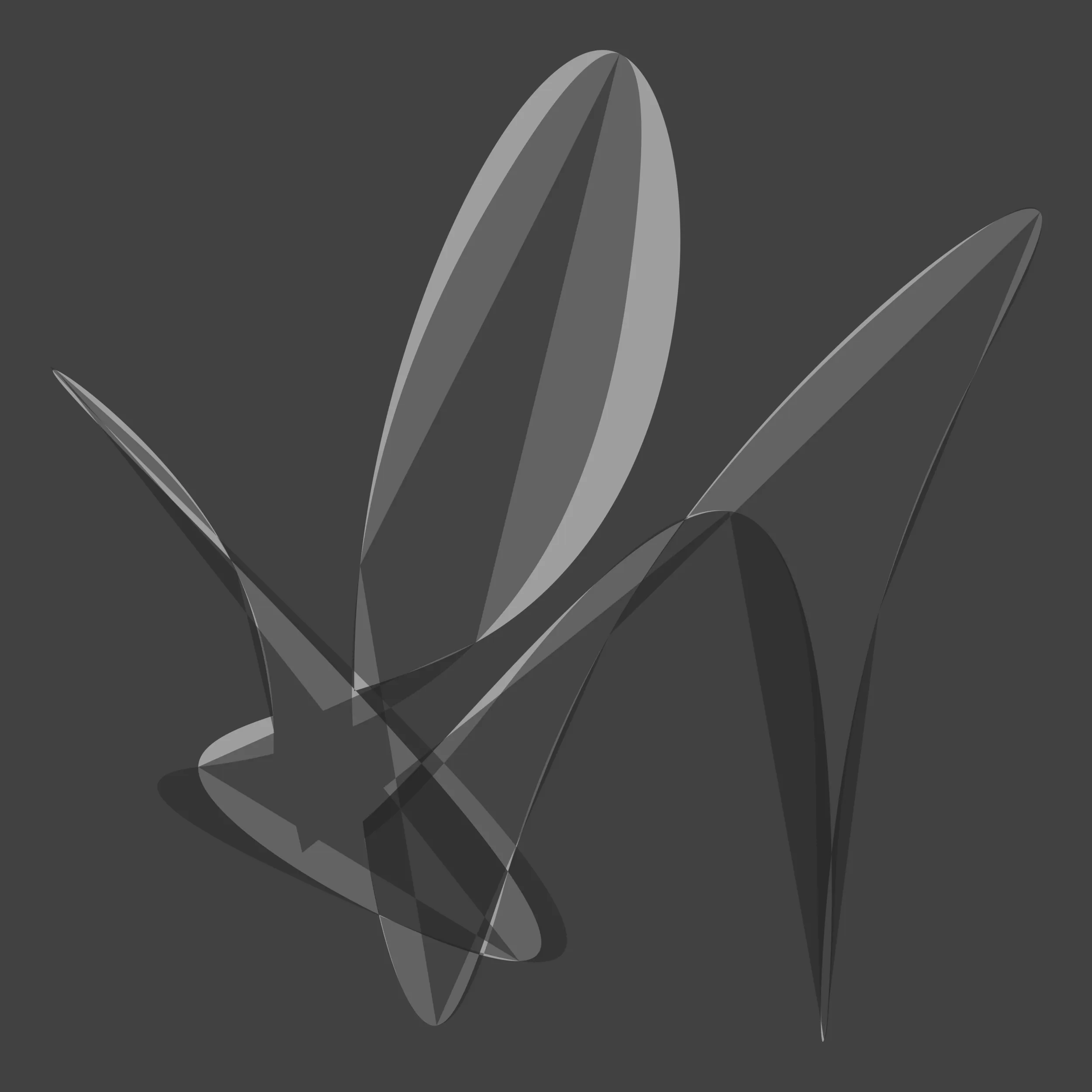 FTRIXUOM, generative drawing, gist_gray colorway